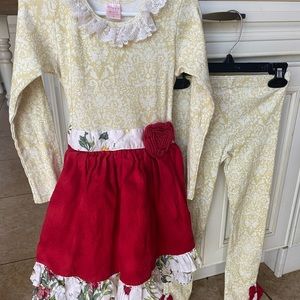 Giggle moon set girls size 7